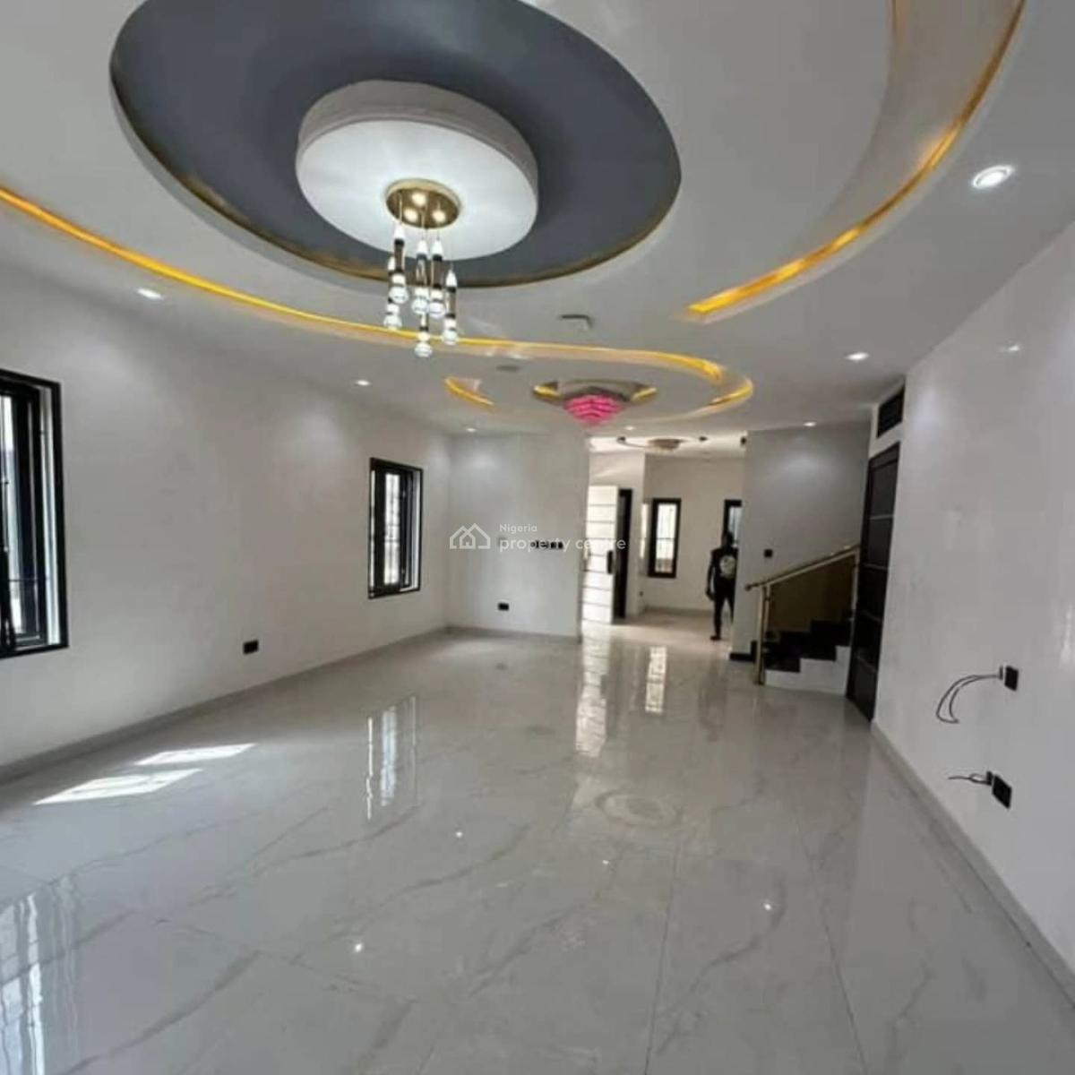 Brand New 5 Bedroom Detached Duplex, Family Lounge, and Bq, Guzape District, Abuja, House for Sale