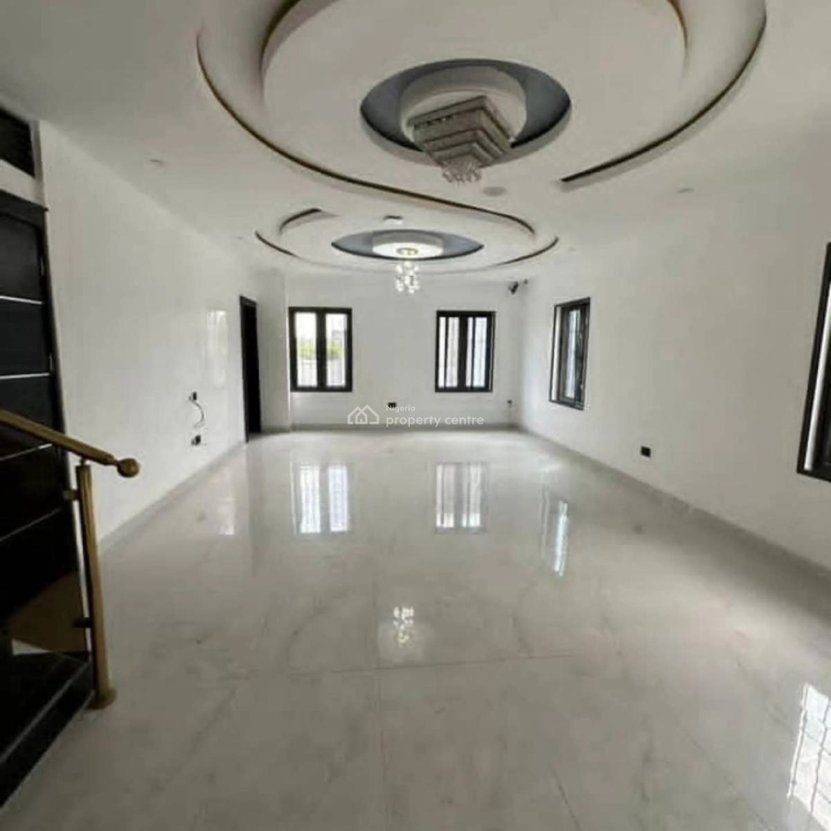 Brand New 5 Bedroom Detached Duplex, Family Lounge, and Bq, Guzape District, Abuja, House for Sale