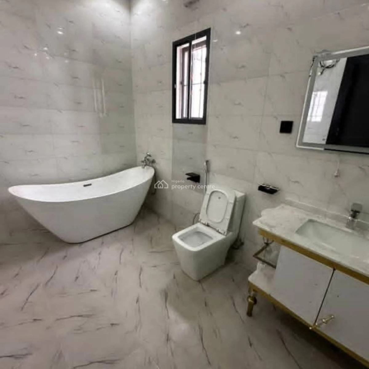 Brand New 5 Bedroom Detached Duplex, Family Lounge, and Bq, Guzape District, Abuja, House for Sale