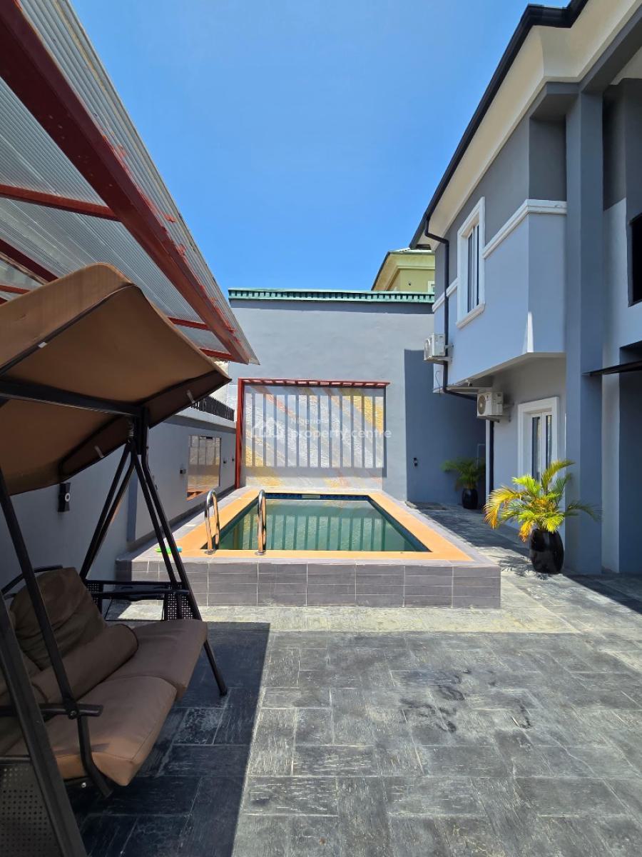 Modern Furnished 5-bedroom Detached Duplex with High-end Features, Fully Furnished with Pool & Bq, Ikate Elegushi, Lekki, Lagos, Detached Duplex for Sale