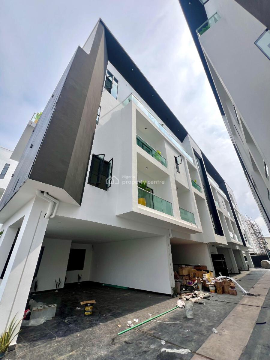 Exquisite 4 Bedroom Terrace Duplex with Pool, Gym, Playground & Bq, Ikate Elegushi, Lekki, Lagos, Terraced Duplex for Sale