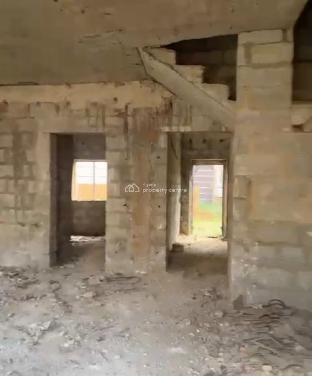 Luxury Spacious 4bedroom En-suite Carcass Terrace Duplex, Life Camp, Abuja, Terraced Duplex for Sale