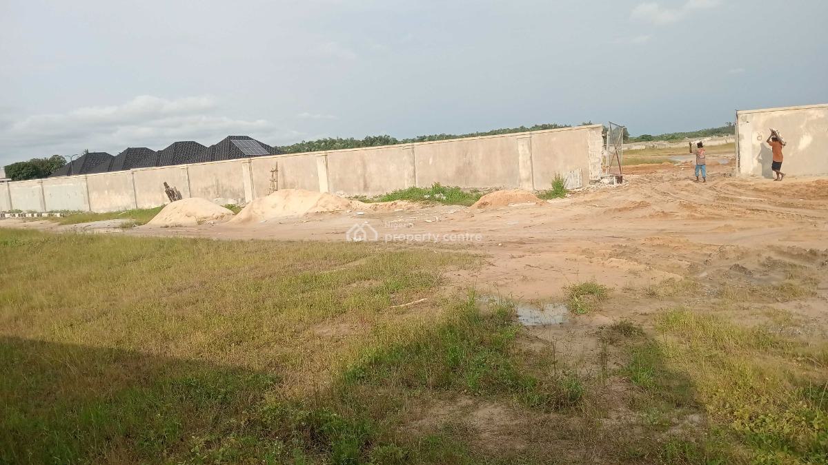 Buy and Build Land with C of O Land Directly Facing The Tarred Road, Links Global Estate Five Minutes Drive From Shoprite Novare Mall, Sangotedo, Ajah, Lagos, Commercial Land for Sale