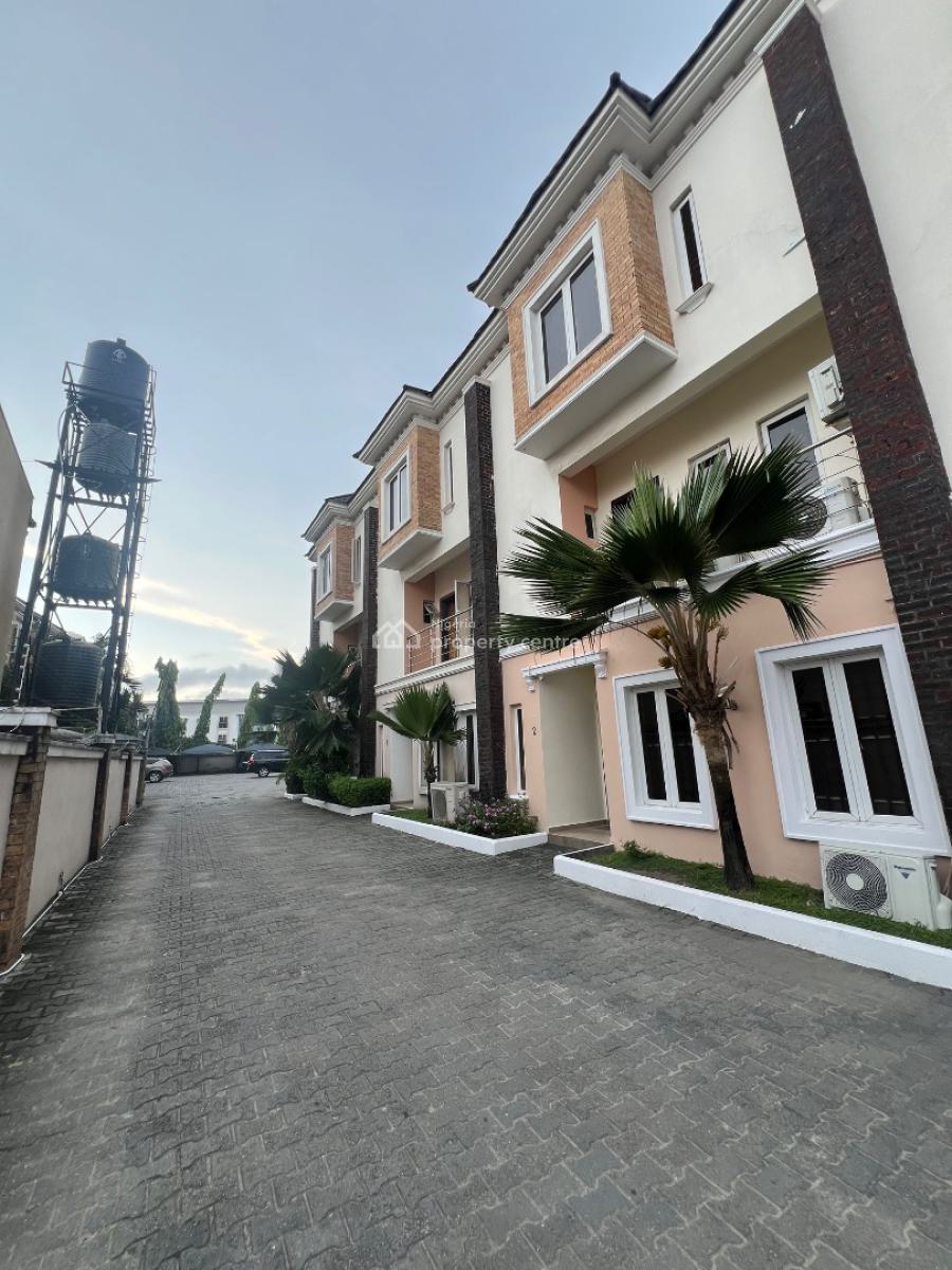 Luxury Built Four Bedroom Terrace Duplex Wit Bq, Osapa Lekki, Lekki Phase 1, Lekki, Lagos, Terraced Duplex for Sale