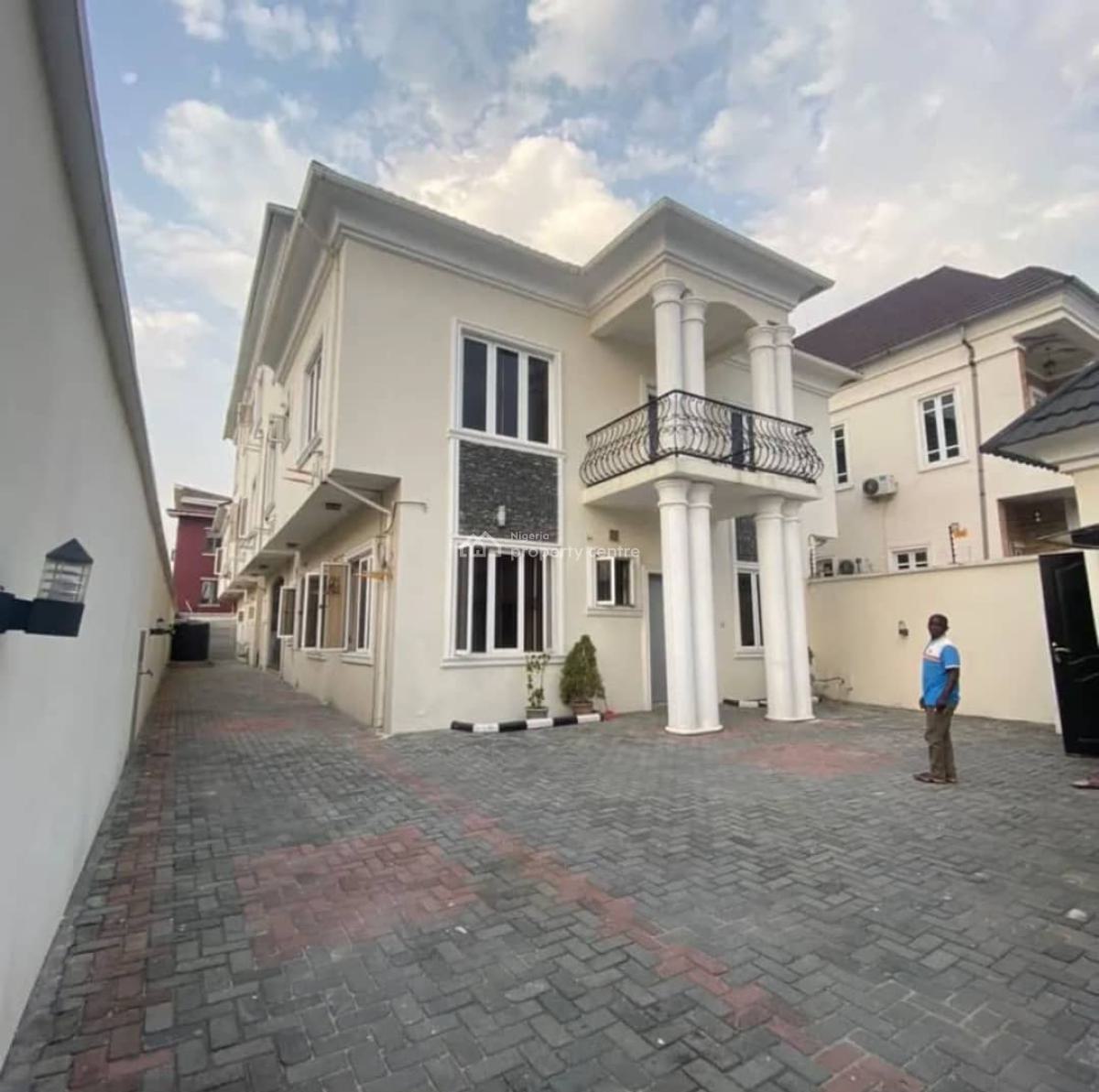 5 Bedroom Semi Detached House with 2 Study Room, Agungi East Estate, Agungi, Lekki, Lagos, Semi-detached Duplex for Rent