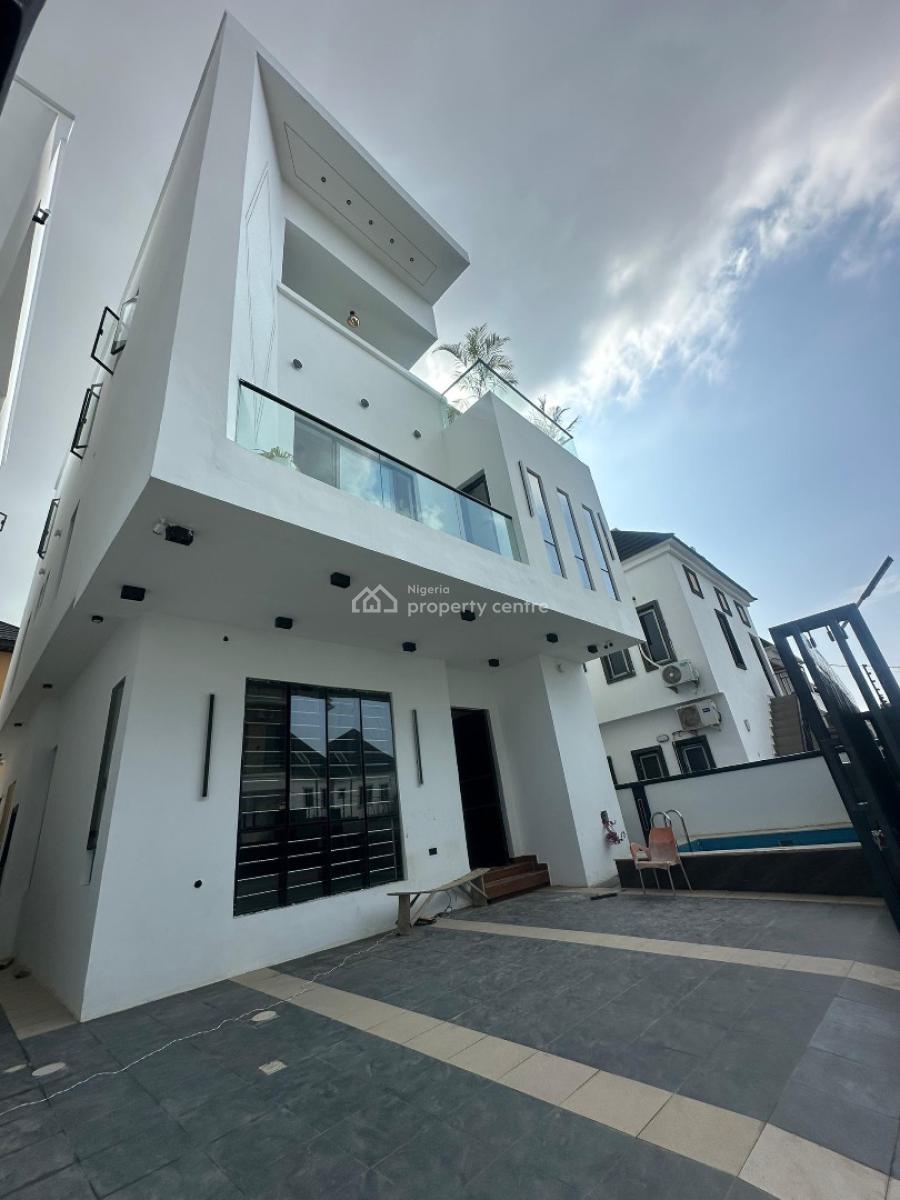 Gigantic 5 Bedroom Detached Duplex with a Swimming Pool, Bq, Newly Built State of The Art Finished Home Within an Estate, Ikota, Lekki, Lagos, Detached Duplex for Sale