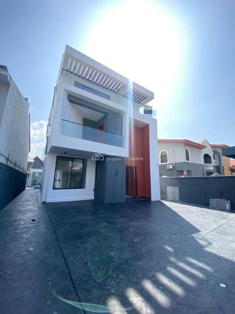 a Lovely 5 Bedroom Fully Detached Duplex, Uniquely Positioned Home with a Cinema, Rooftop, Pool, Bq, Lekki Phase 1, Lekki, Lagos, Detached Duplex for Sale