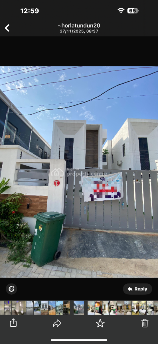 a Tastefully Furnished 4 Bedroom Fully Detached Duplex, Tastefully Furnished Detached Home Within an Estate, Ajah, Lagos, Detached Duplex for Sale