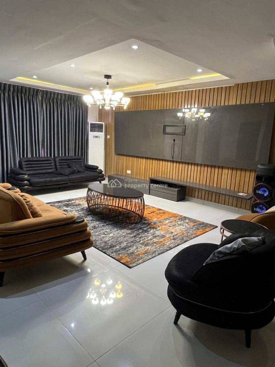 Fully Furnished 4 Bedroom Duplex with 2 Bqs, Mobil Road, Ajah, Lagos, Detached Duplex for Rent