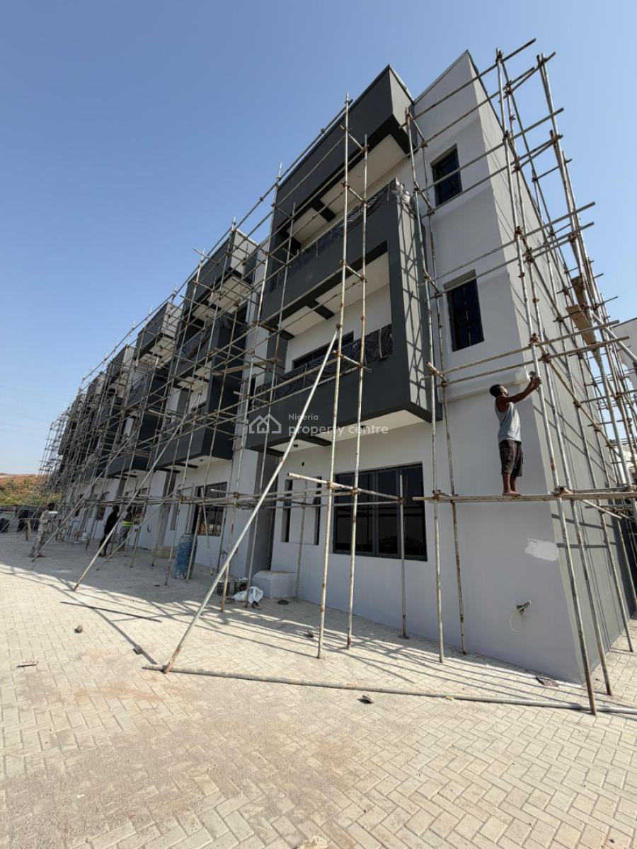 Newly Built 4 Bedroom Terrace Duplex, Guzape Main, Guzamala, Borno, Terraced Duplex for Sale