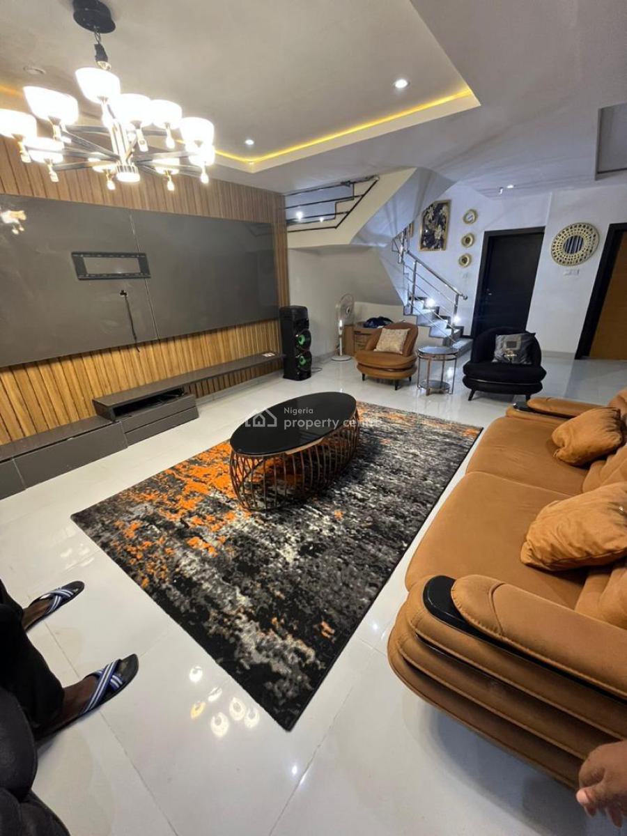 Fully Furnished 4 Bedroom Duplex with 2 Bqs, Ajah, Ajah, Lagos, Semi-detached Duplex for Rent