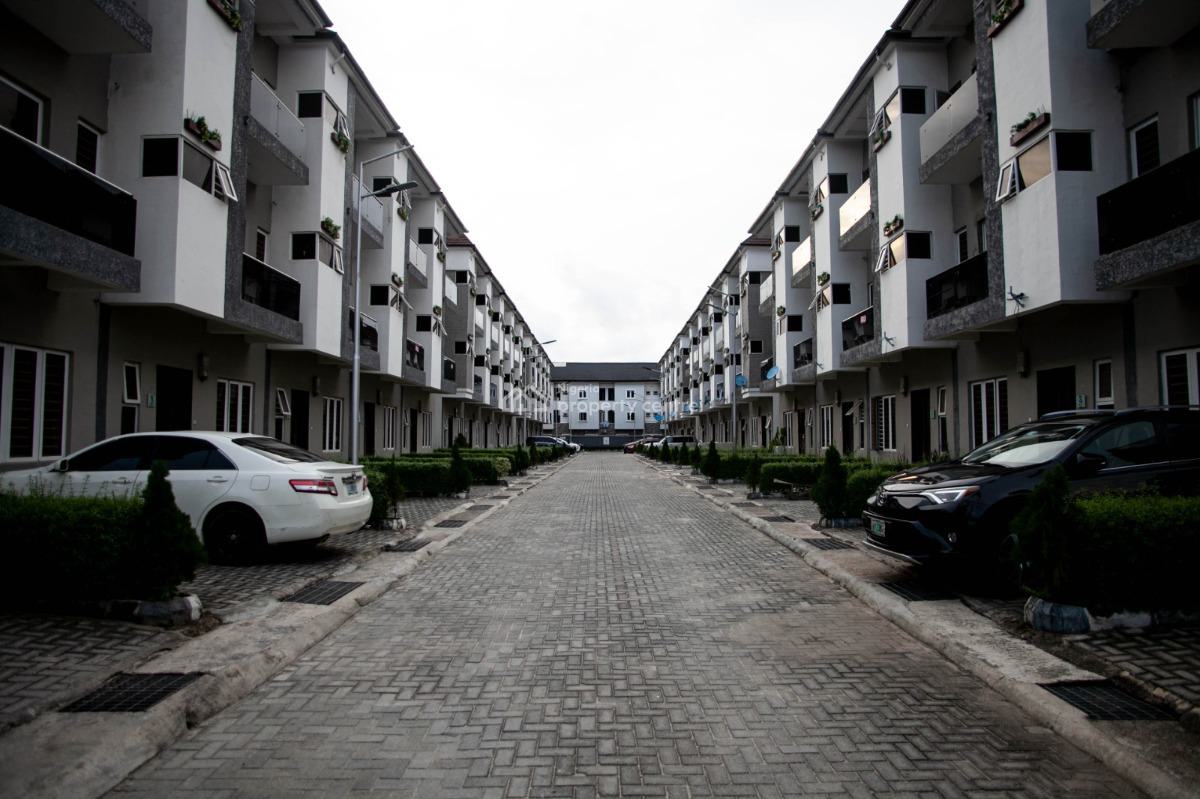 4 Bedroom Terrace Duplex Plus Bq in a Mini Estate., Ikate, Lekki Lagos, Ikate, Lekki, Lagos, Terraced Duplex for Sale