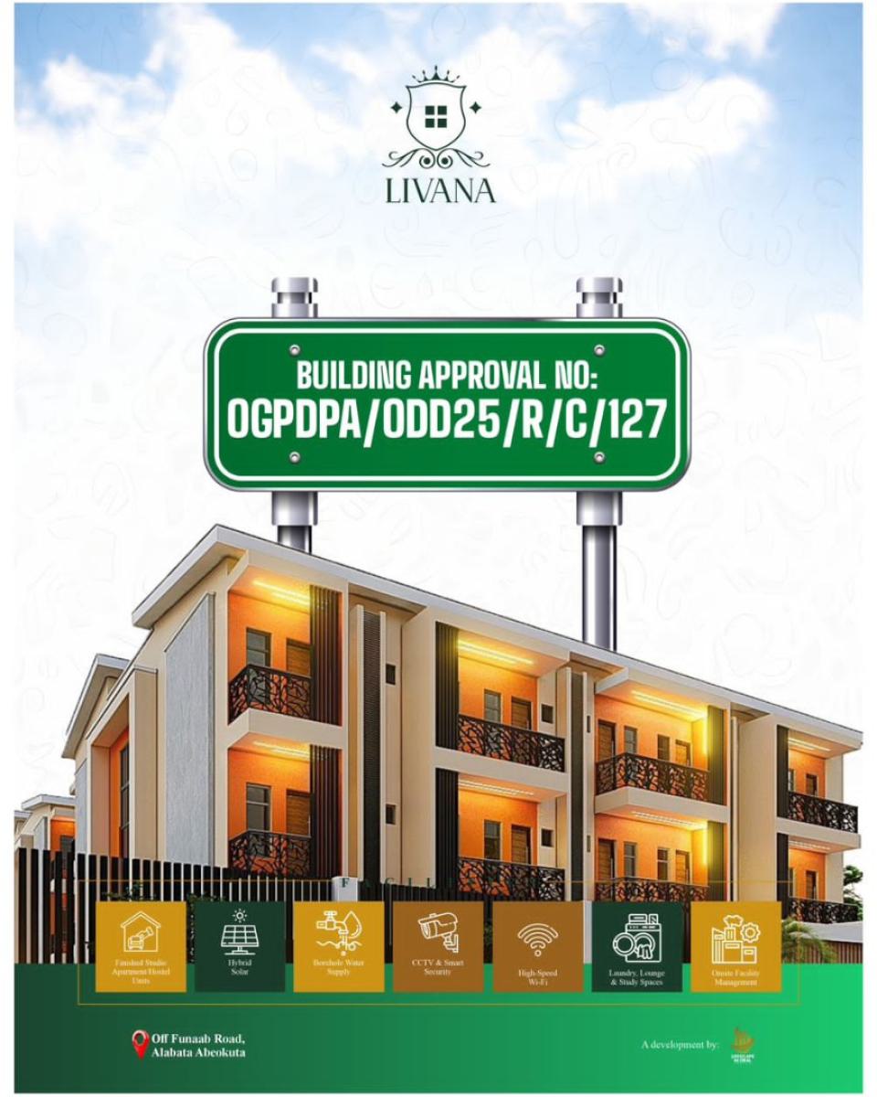 Roomself/self Con/studio Apartment Offplan Investment, Federal University of Agriculture, Abeokuta North, Ogun, Flat / Apartment for Sale