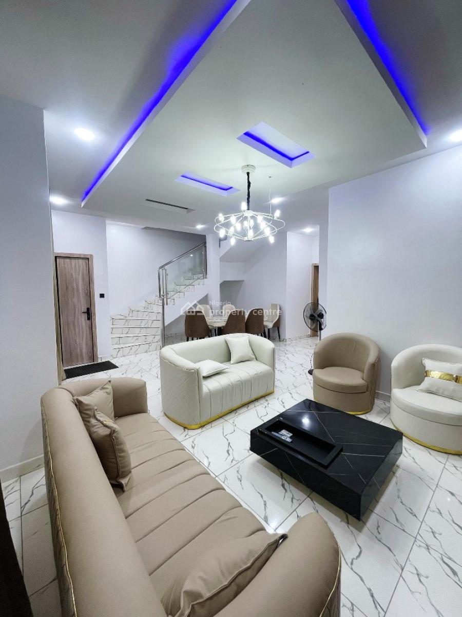 Modern 4 Bedroom Duplex with Swimming Pool and Gym, Ologolo, Lekki, Lagos, Detached Duplex Short Let