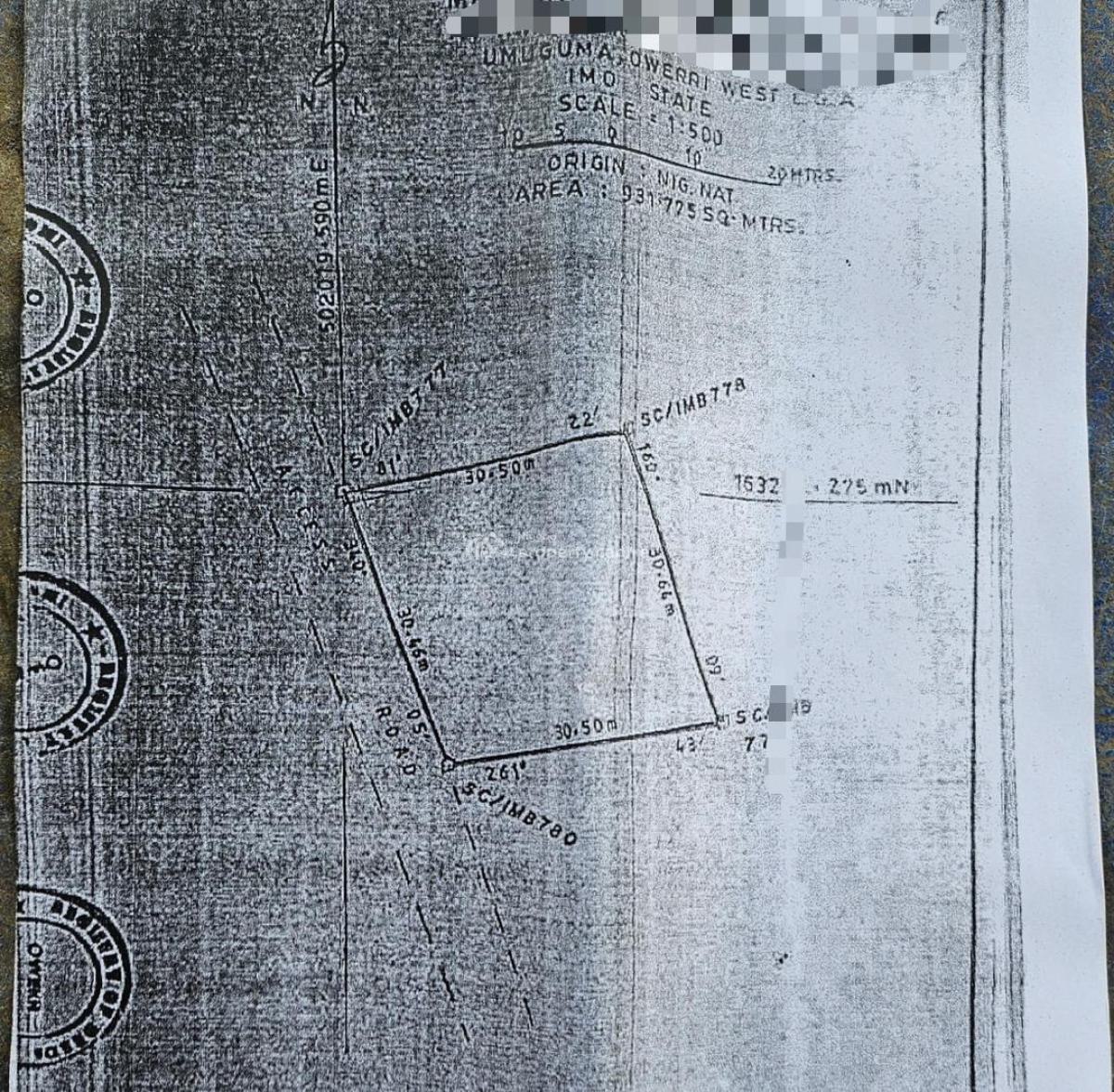 Solid Building on 2 Full Plots ,approx. 1,000sqm, Federal Housing Estate, Owerri West, Imo, Detached Duplex for Sale