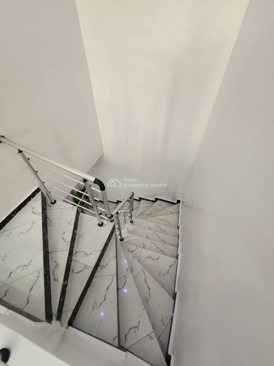 Furnished 4bedroom Duplex Airbnb Allowed Self Compound, Secured Estate, Ologolo, Lekki, Lagos, Semi-detached Duplex for Rent