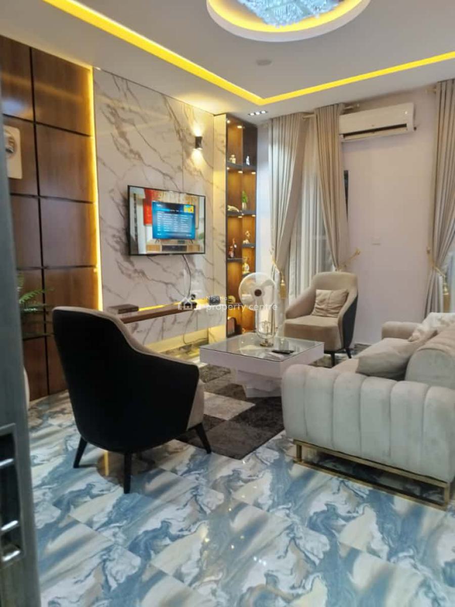 Exquisitly Furnished Room and Parlor Secured Estate, Access Coded Estate, Osapa, Lekki, Lagos, Mini Flat (room and Parlour) for Rent