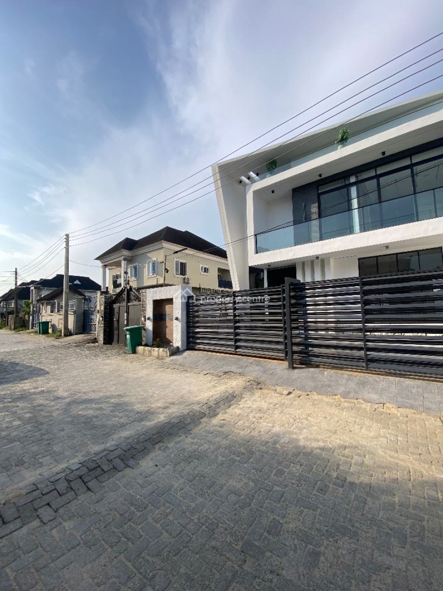 Automated 5bedroom Duplex Comes with Swimming Pool, By Blenco Supermarket, Sangotedo, Ajah, Lagos, Detached Duplex for Sale