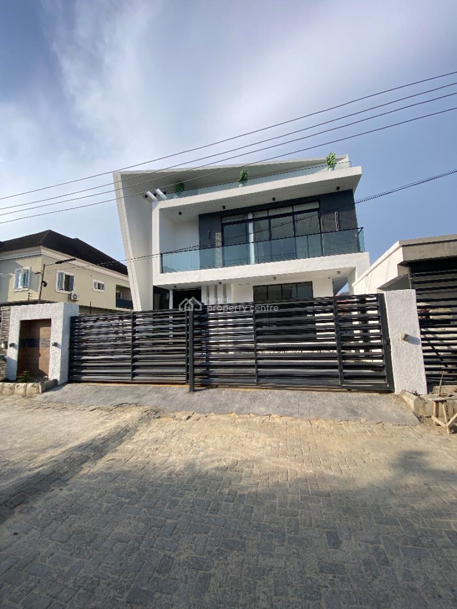Automated 5bedroom Duplex Comes with Swimming Pool, By Blenco Supermarket, Sangotedo, Ajah, Lagos, Detached Duplex for Sale