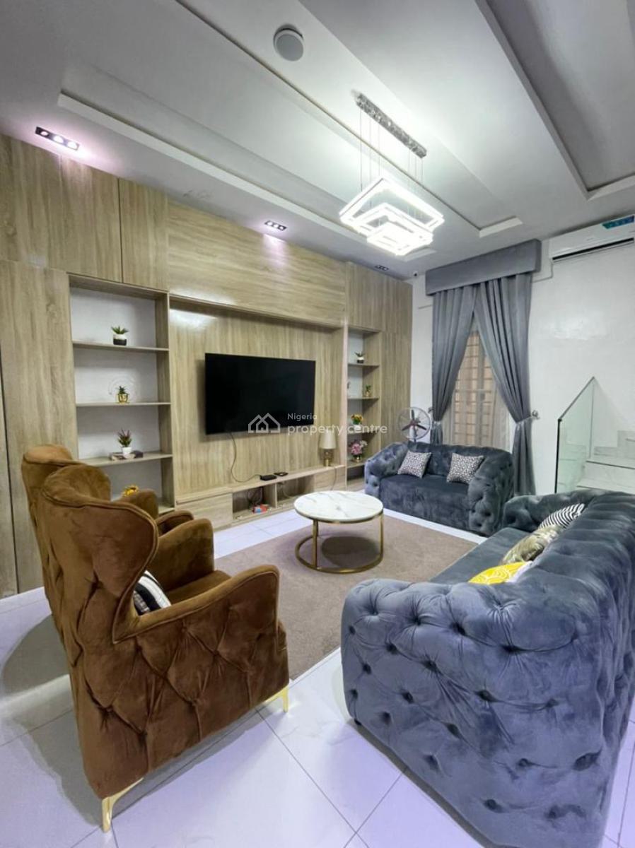 Fully Furnished 4 Bedroom Duplex with Excellent Facilities, Lekki, Ikota, Lekki, Lagos, Semi-detached Duplex for Rent