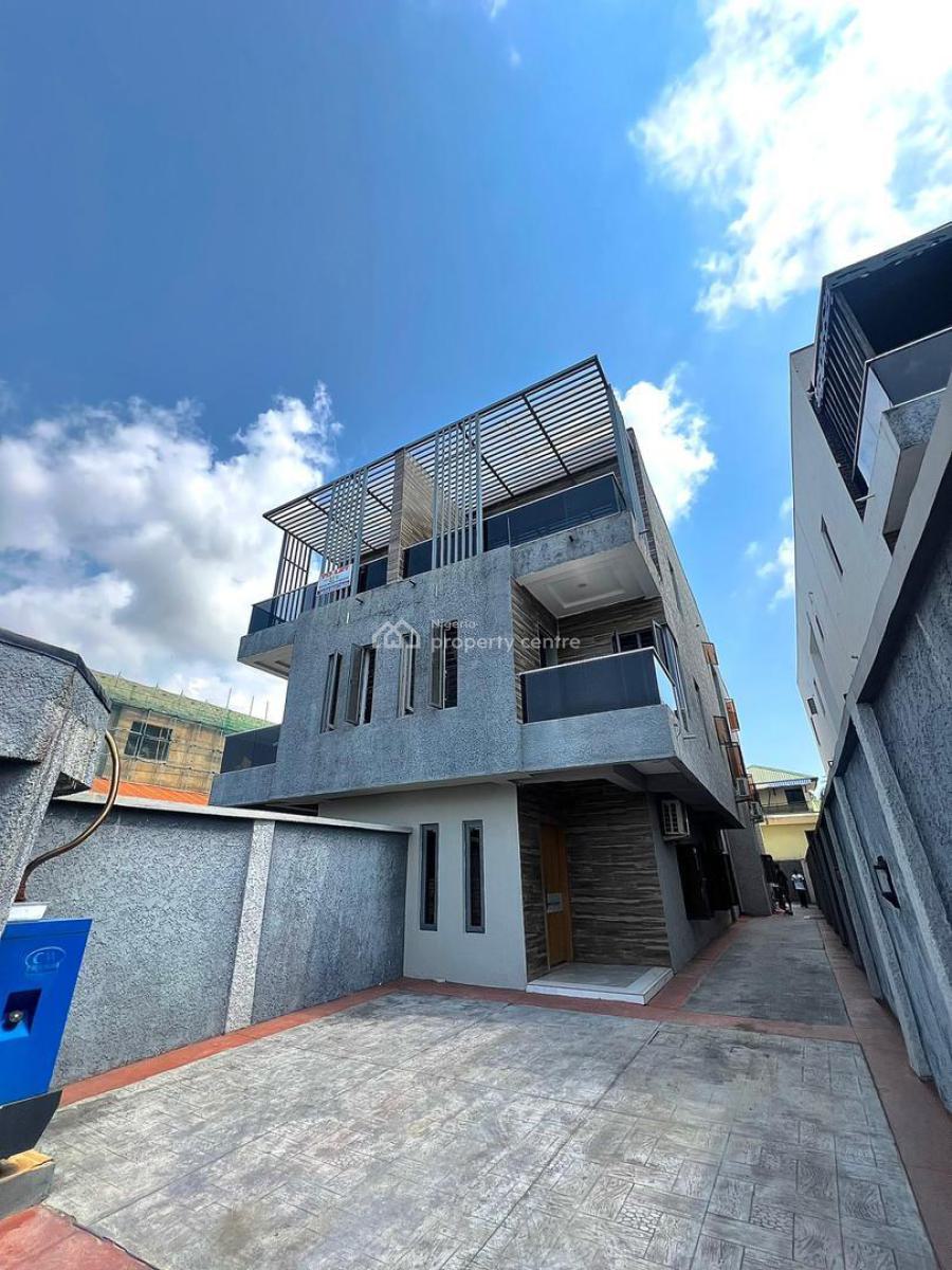 Furnished 5 Bedroom Semi Detached Self Compound with 2 Bqs & Study, Ikoyi, Lagos, Semi-detached Duplex for Rent