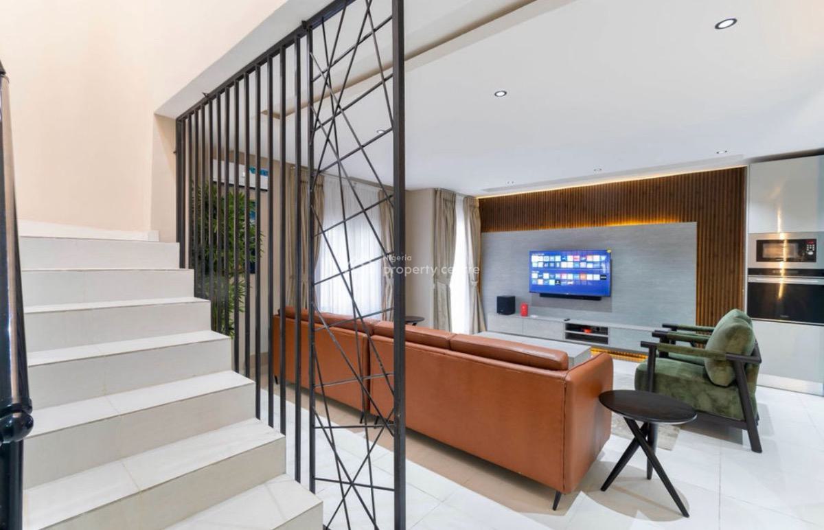 Luxury 3 Bedroom Terrace Duplex with Ps5, Kusenla Road, Seagate Estate, Asher Court 5, Ikate Elegushi, Lekki, Lagos, Flat / Apartment Short Let