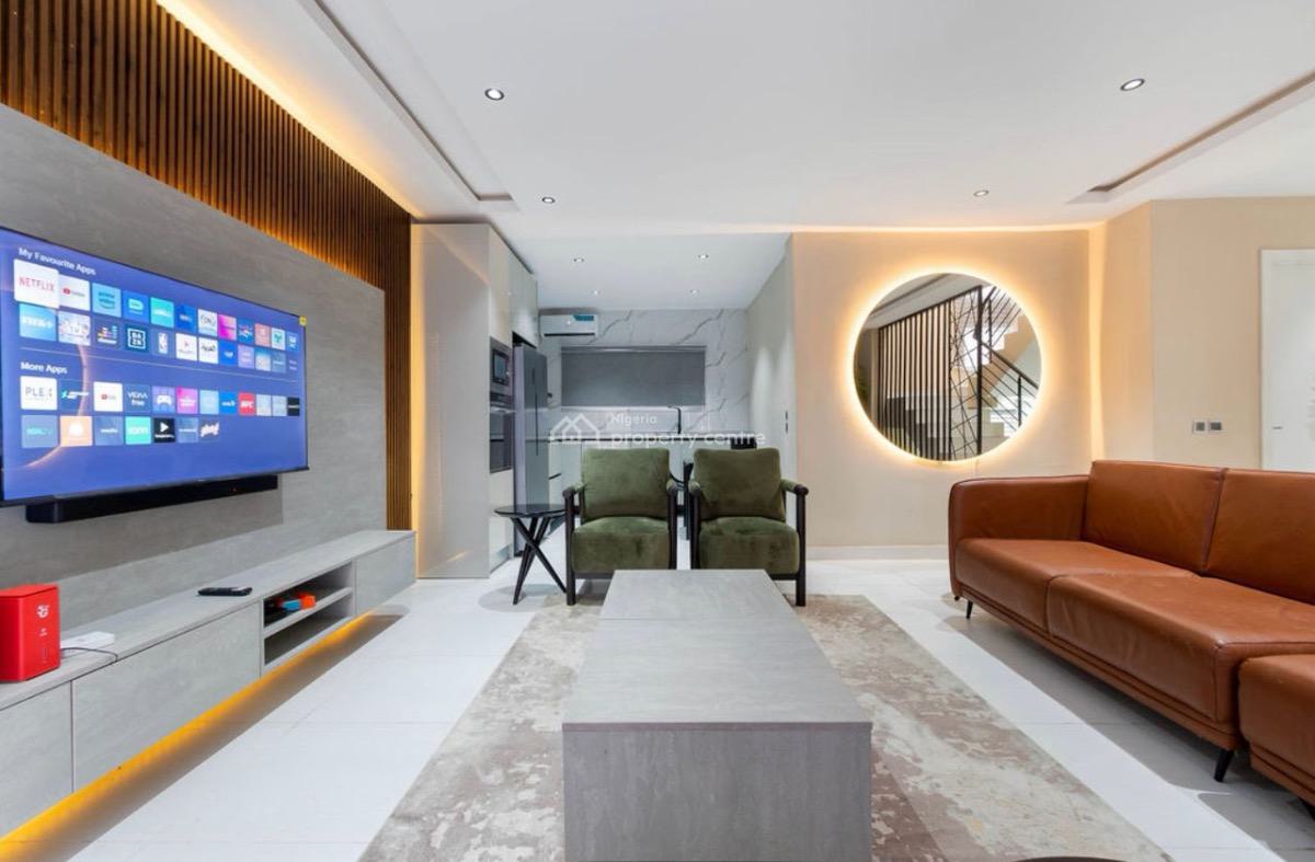 Luxury 3 Bedroom Terrace Duplex with Ps5, Kusenla Road, Seagate Estate, Asher Court 5, Ikate Elegushi, Lekki, Lagos, Flat / Apartment Short Let