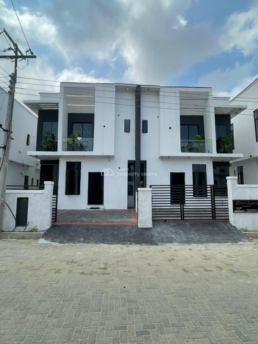 4 Bedroom Semi Detached Duplex with Bq, Smartly Built Home with Bq in a Serene and Secured Estate, Ajah, Lekki Phase 2, Lekki, Lagos, Semi-detached Duplex for Sale