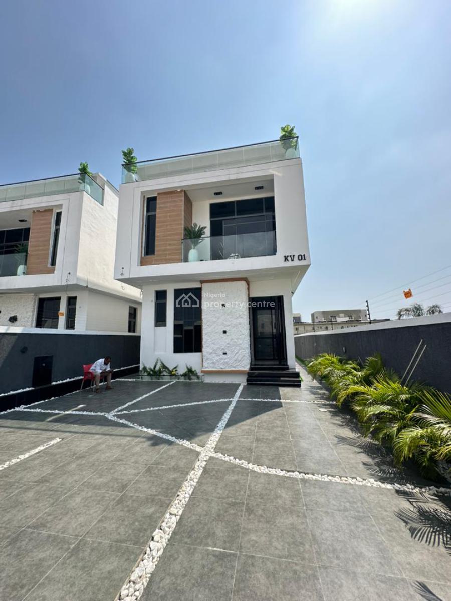 5 Bedroom Detached Duplex with Swimming Pool + Bq in Secure Location, Orchid Road, Lekki, Lagos, Detached Duplex for Sale