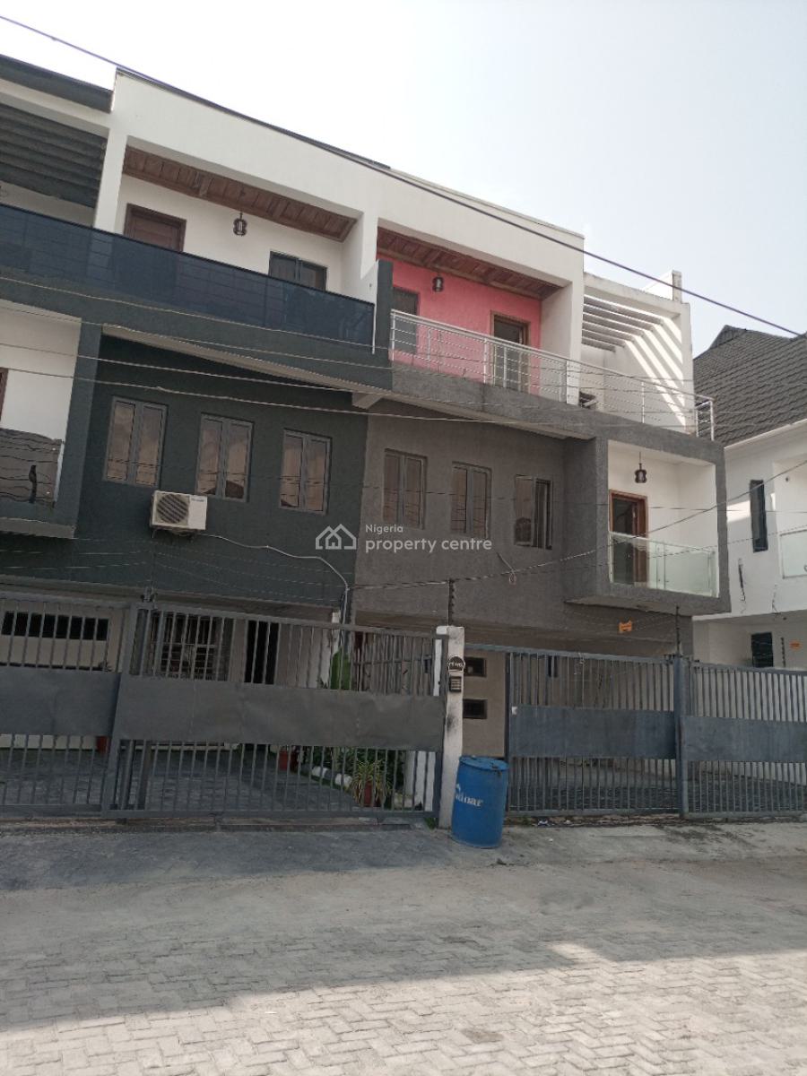 Self Compound 4 Bedroom Semi Detached Duplex with Bq, Idado, Lekki, Lagos, Semi-detached Duplex for Sale