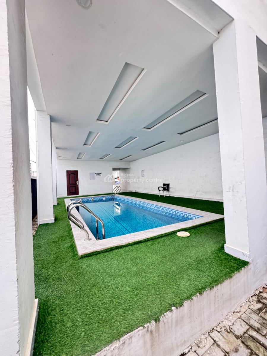 Unfurnished Luxurious Services 4 Bedroom Duplex with Bq. with Pool Gym, Orchid Road Lekki, Lekki, Lagos, Semi-detached Duplex for Rent