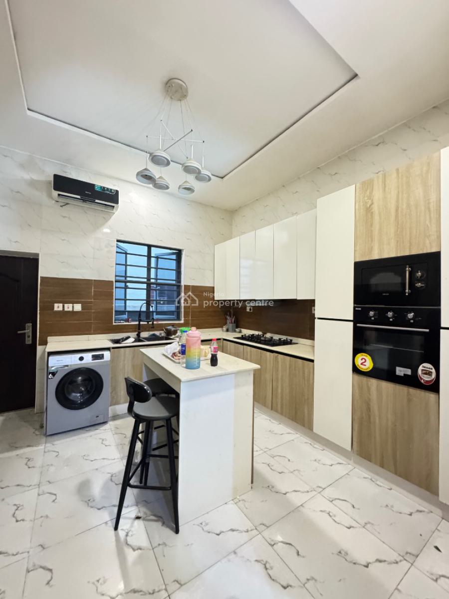 Unfurnished Luxurious Services 4 Bedroom Duplex with Bq. with Pool Gym, Orchid Road Lekki, Lekki, Lagos, Semi-detached Duplex for Rent