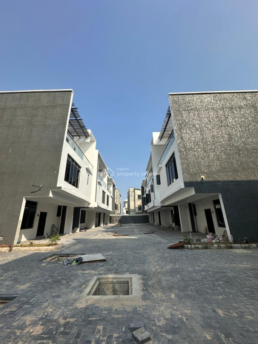 Exquisitely Finished Serviced 4 Bedroom Terrace with a Room Bq, Off Freedom Way, Ikate Elegushi, Lekki, Lagos, Terraced Duplex for Sale