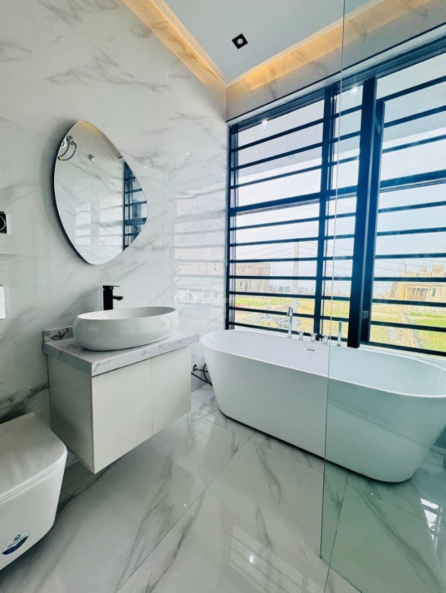 4 Bedroom Semi Detached Duplex with 1 Room Bq - All Rooms En-suite, Lekki Palm City, Ajah, Lagos, Semi-detached Duplex for Sale