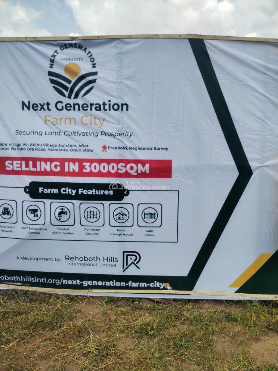 Most Suitable Plots for Agriculture, Less Than 30 Minutes From The Governors Office, Abeokuta North, Ogun, Mixed-use Land for Sale