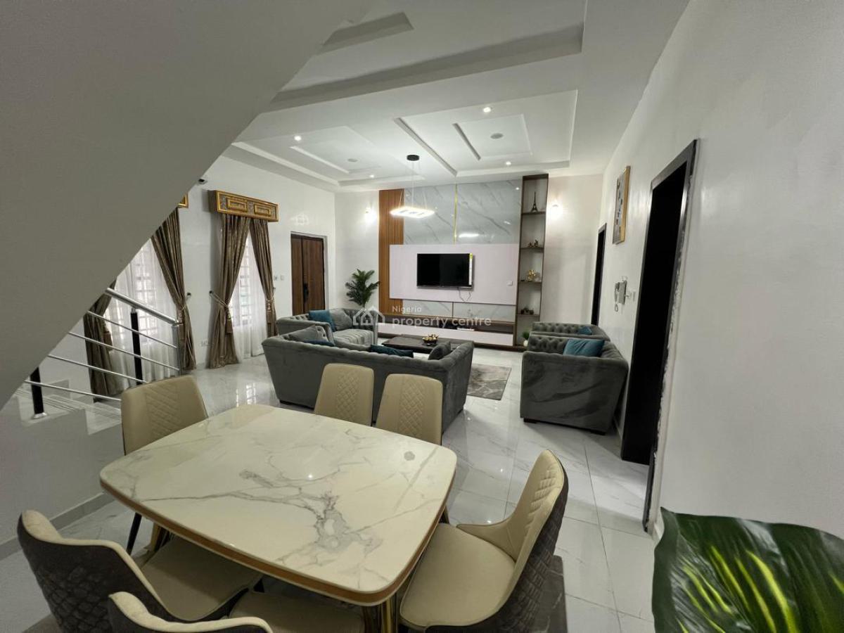 Clean 4bedroom Apartment Before Lbs, Ajah, Ogombo, Ajah, Lagos, Detached Duplex Short Let