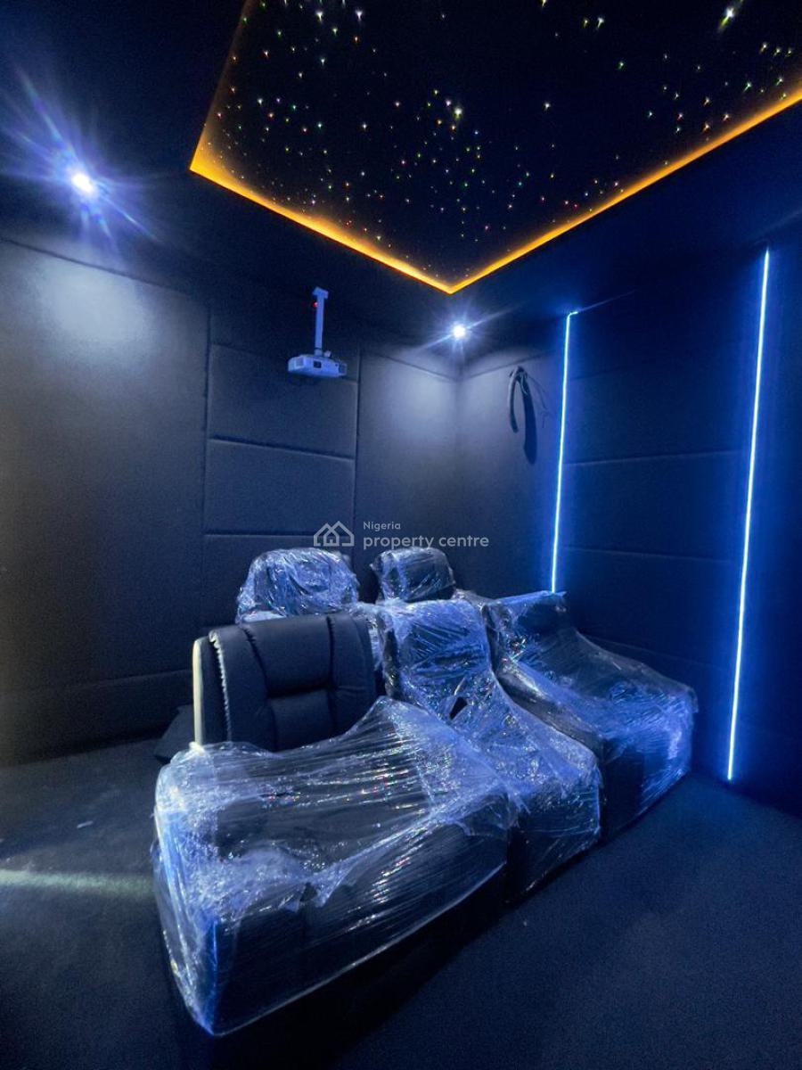 Luxuriously Perched 5 Bed Smart Home with Cinema, Home Offic, Ajah, Lagos, Detached Duplex for Sale