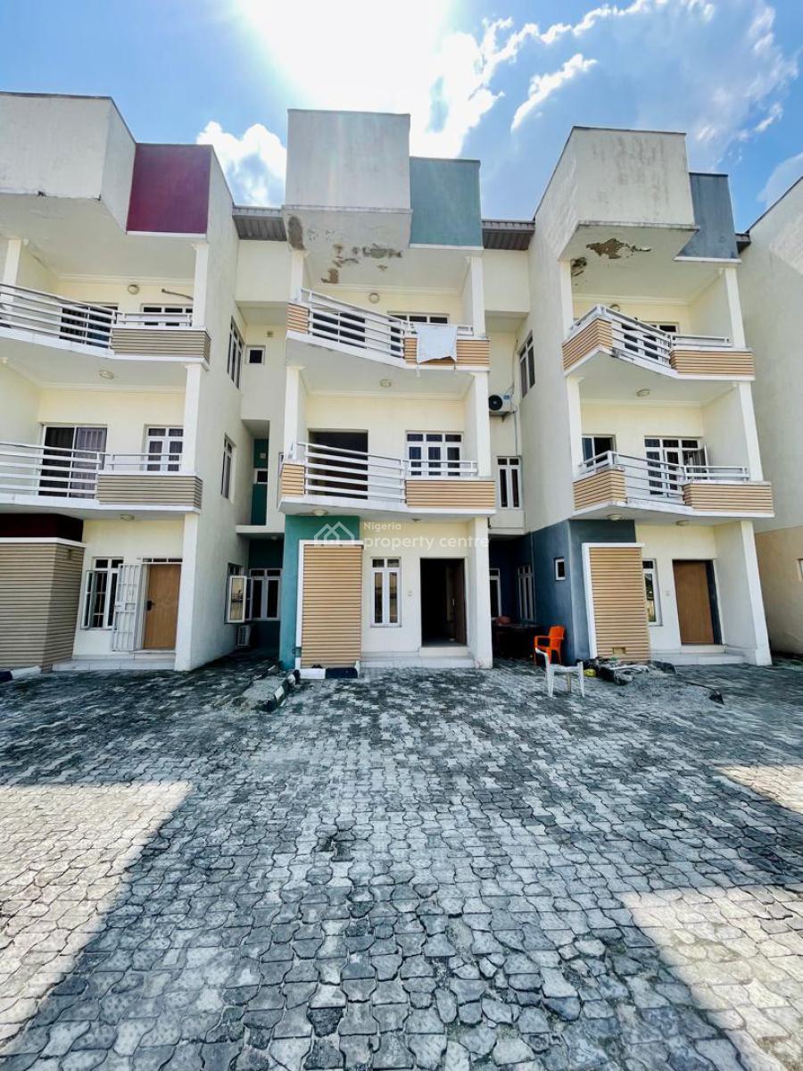 Exquisite 4 Bedroom Terrace Duplex with Bq, Osapa London, Lekki Phase 1, Lekki, Lagos, Terraced Duplex for Sale