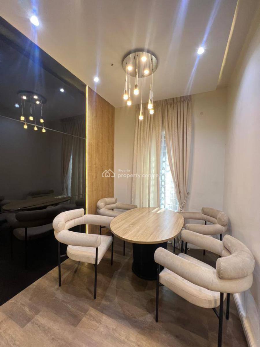 Furnished 4 Bedroom Semi Detached with Bq in a Secure Estate, Chevron, Lekki, Lagos, Semi-detached Duplex for Rent