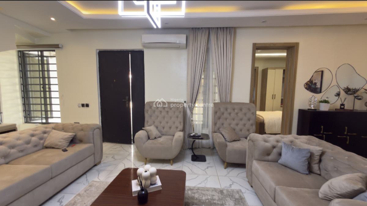 Smart Luxury Fully Furnished 4 Bedroom Terrace Duplex., in a Very Conducive Secured Estate at Ogombo Abraham Adesanya Axis Aja, Ajah, Lagos, Terraced Duplex for Rent
