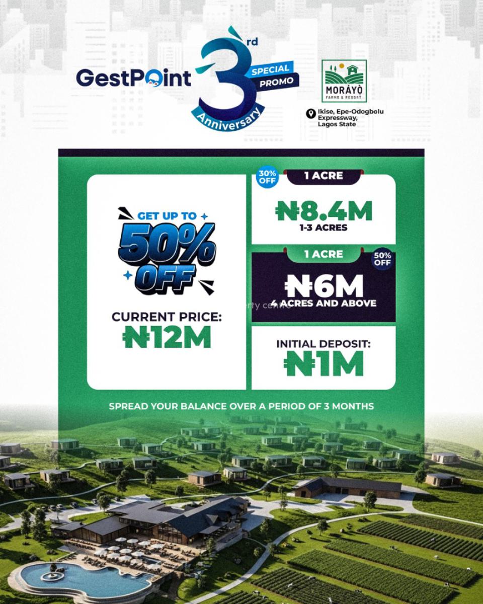Land for Smart Investors, Gestpoint Nigeria Limited, Epe, Lagos, Industrial Land for Sale