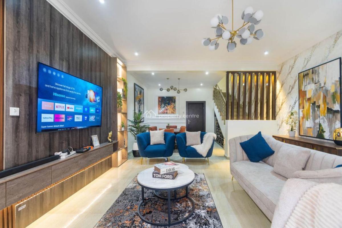 Exquisite & Sharp 4 Bedroom Serviced Apartment, Ikate, Lekki, Lagos, Terraced Duplex Short Let