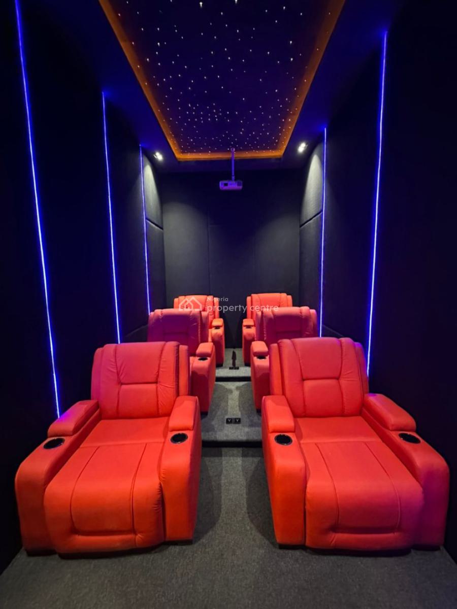 Luxury 5 Bedroom Fully Detached Duplex with Bq, Cinema, Pool, Chevron Toll Gate, Lekki, Lagos, Detached Duplex for Sale