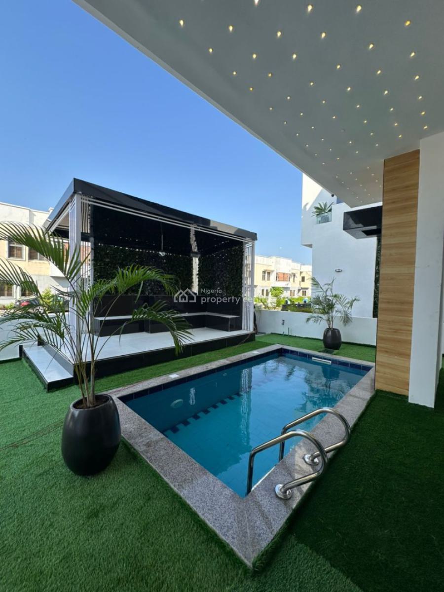Luxury 5 Bedroom Fully Detached Duplex with Bq, Cinema, Pool, Chevron Toll Gate, Lekki, Lagos, Detached Duplex for Sale