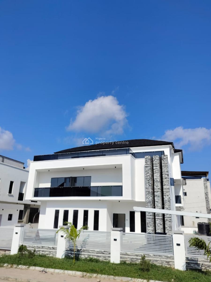 Brand New 5 Bedrooms Detached Duplex with Pool, Penthouse and Bq, Royal Garden Estate, Ajah, Lagos, Detached Duplex for Sale