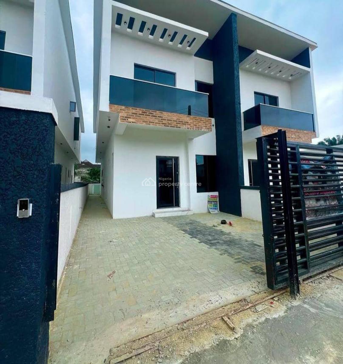 a Brand New and Spacious 4 Bedroom Semi Detached Duplex, Scheme 2 Estate, Ogombo, Ajah, Lagos, Semi-detached Duplex for Sale