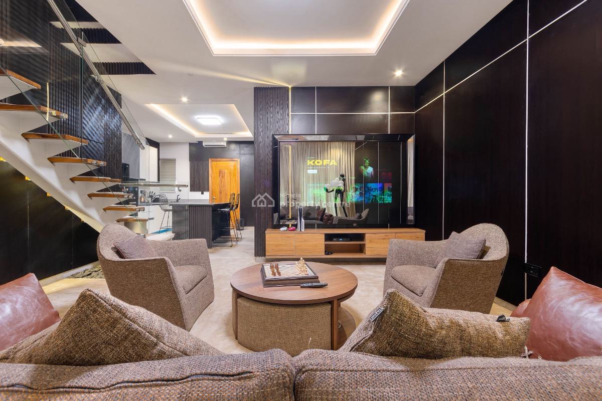 Luxury 2 Bedrooms Maisonette, Lekki Phase 1, Lekki, Lagos, Semi-detached Duplex Short Let