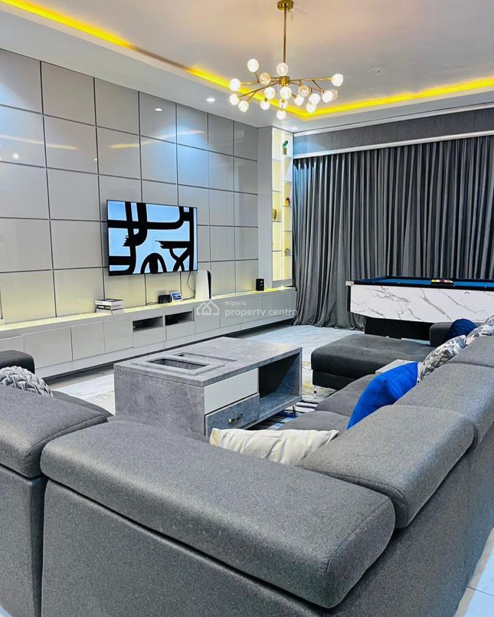 Nicely Furnished 3 Bedroom Apartment with Snooker Board and Ps5, Katampe, Abuja, House Short Let