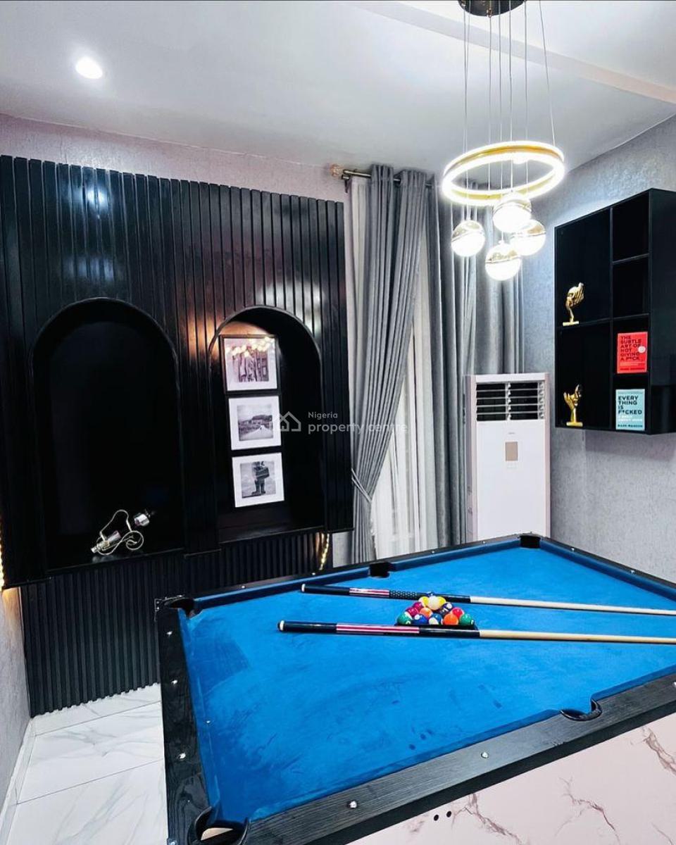 Nicely Furnished 3 Bedroom Apartment with Snooker Board and Ps5, Katampe, Abuja, House Short Let