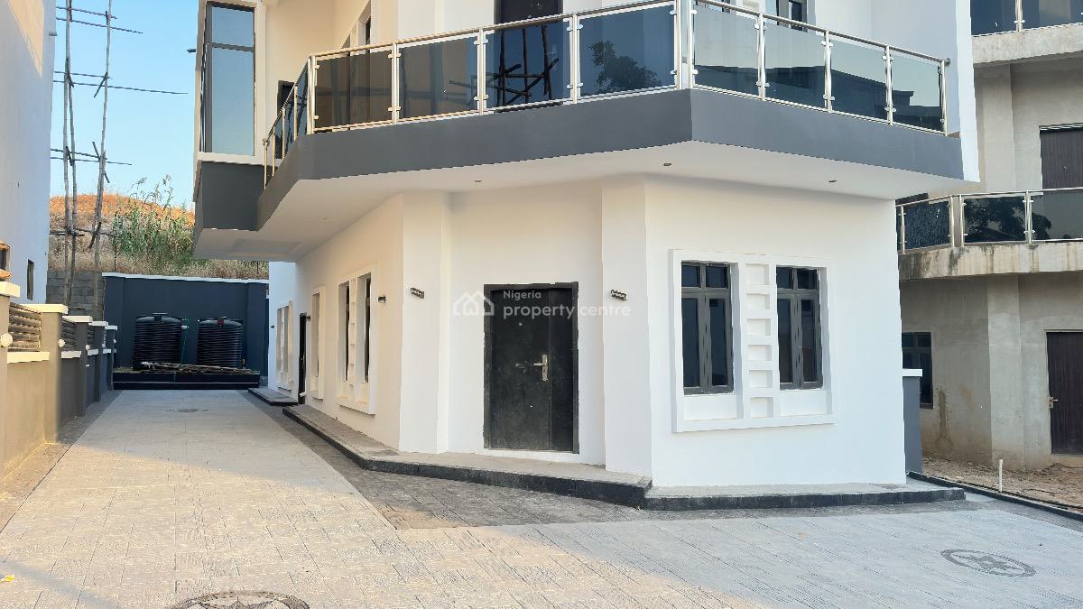 Tastefully Finished 4 Bedroom Detached Duplex with a Room Bq, Guzape District, Abuja, Detached Duplex for Rent